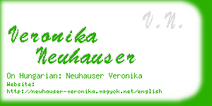 veronika neuhauser business card